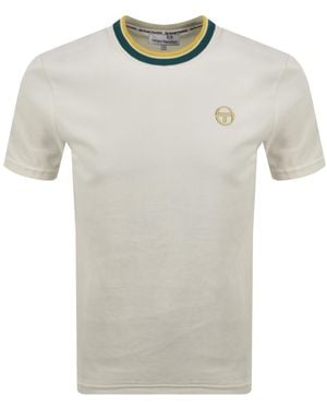 Sergio Tacchini Monte Velour T Shirt - Grey