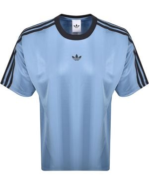 adidas Originals Jacquard Jersey T Shirt - Blue