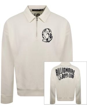 BBCICECREAM Quarter Zip Sweatshirt - White
