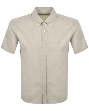 BOSS BUSINESS Boss H Liam Short Sleeve Shirt Open - Natural