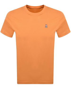 Psycho Bunny Classic Crew Neck T Shirt - Orange