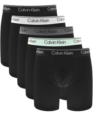 Calvin Klein Underwear 5 Pack Boxer Briefs - Black
