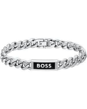 BOSS BUSINESS Boss Kassy Stainless Steel Bracelet - Metallic