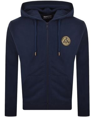Versace Jeans Couture Couture Logo Hoodie - Blue
