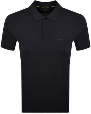 BOSS Boss Pio 1 Polo T Shirt Dark - Black
