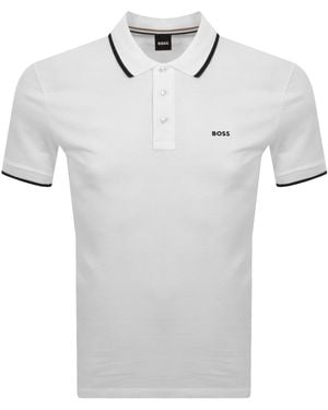 BOSS BUSINESS Boss Parlay 190 Polo T Shirt - Grey