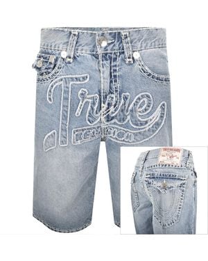 TRUE RELIGION Bobby Super T Flap Shorts - Blue