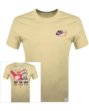 Nike Graphic T Shirt - Yellow