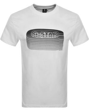 G-Star RAW Raw Old Skool Logo T Shirt - White