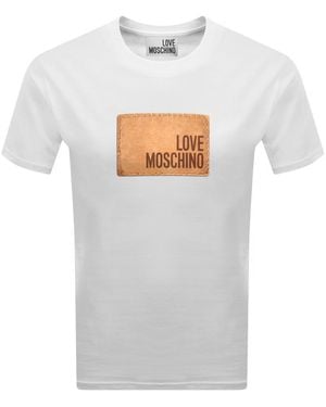 Moschino Graphic T Shirt - White