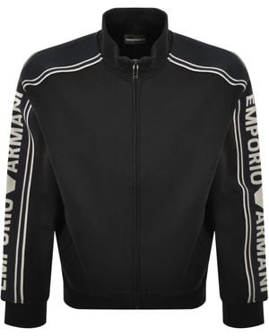 Armani Emporio Full Zip Sweatshirt - Black