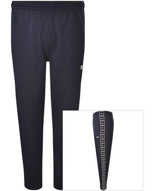 Lacoste Logo Tape Joggers - Blue