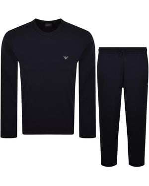 Armani Emporio Lounge Tracksuit - Blue