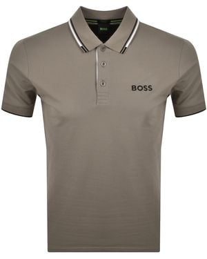 BOSS Boss Paddy Pro Polo T Shirt Light - Grey