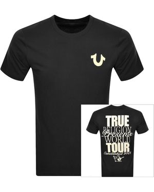 TRUE RELIGION World Tour T Shirt - Black