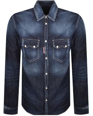 DSquared² Relax Dan Denim Shirt - Blue