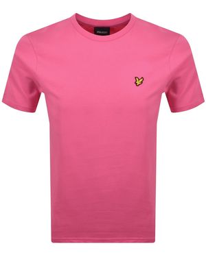 Lyle & Scott Crew Neck T Shirt - Pink