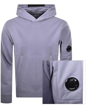 C.P. Company Cp Company Diagonal Raised Hoodie - Blue