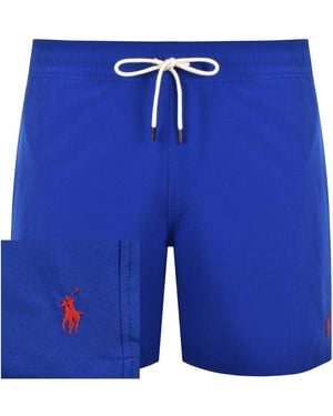 Ralph Lauren Slim Traveller Swim Shorts - Blue