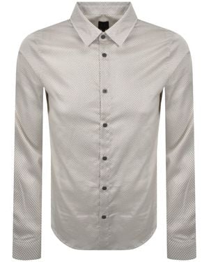 ARMANI EXCHANGE Long Sleeve Shirt Off - Grey