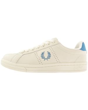 Fred Perry B721 Leather Trainers - White