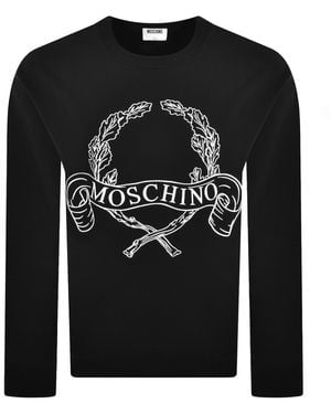Moschino Logo Sweatshirt - Black