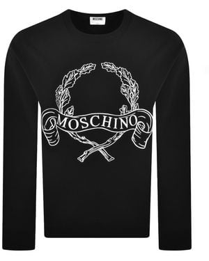 Moschino Logo Sweatshirt - Black