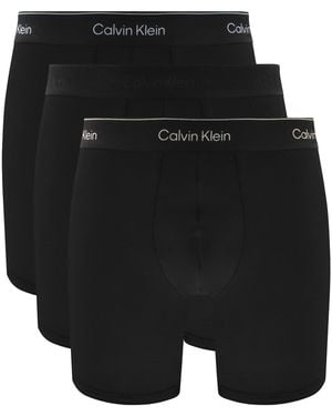 Calvin Klein Underwear 3 Pack Boxer Briefs - Black