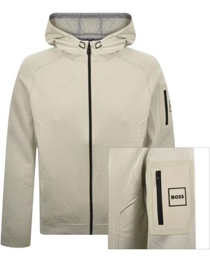 BOSS Boss Knit Panel Elevate Jacket - Gray