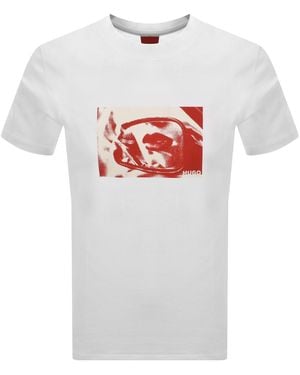 HUGO Dirom T Shirt - White