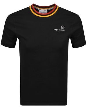 Sergio Tacchini Rainer Fc T Shirt - Black