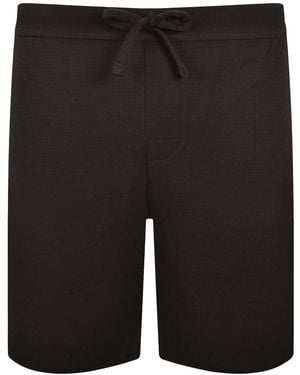 BOSS BUSINESS Boss Waffle Shorts Dark - Black