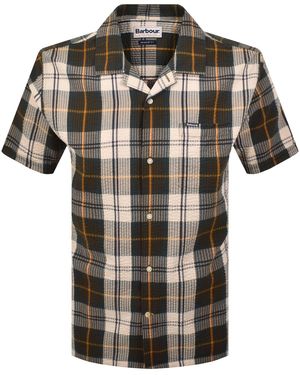 Barbour Clyde Seersucker Tartan Shirt - Black