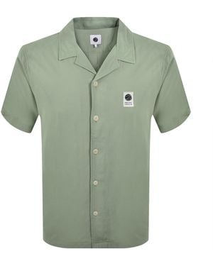 Pretty Green Islington Cuban Shirt - Green