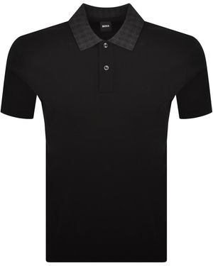 BOSS BUSINESS Boss H Parlay 49 Polo - Black