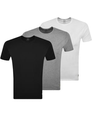 Lyle & Scott Lounge Three Pack T Shirts Multi - Black