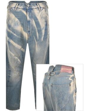 Vivienne Westwood Buckle Back Jeans - Blue