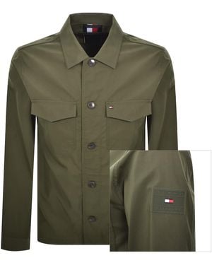 Tommy Hilfiger Nylon Overshirt - Green