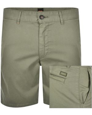 BOSS Boss Chino Slim Shorts - Green