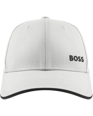 BOSS Boss Bold Baseball Cap Natural - White