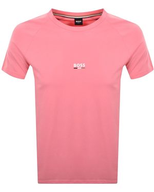 BOSS BUSINESS Boss Slim Fit Beach T Shirt - Pink