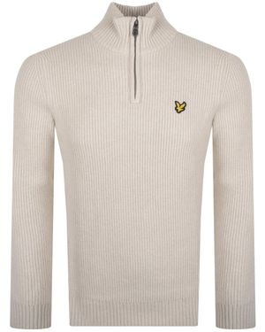 Lyle & Scott Quarter Zip Jumper - Grey