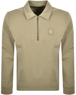 Belstaff Curator Collared Sweatshirt - Green