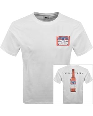 Pretty Green Cold One T Shirt - White