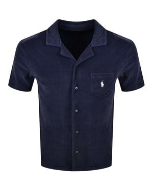 Ralph Lauren Towelling Shirt - Blue