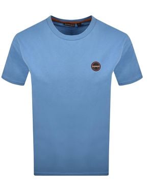 Napapijri S-Badge T Shirt - Blue