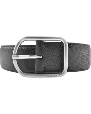 Calvin Klein Round Buckle Belt - Black