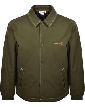 Timberland Canvas Coach Jacket - Green