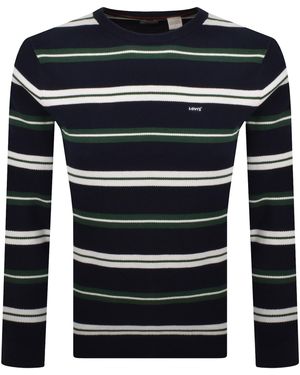 Levi's Logo Knit Jumper - Blue