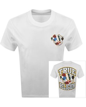 TRUE RELIGION Garden Logo T Shirt - White